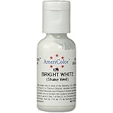 Americolor Soft Gel Paste Food Color, .75-Ounce, Bright White