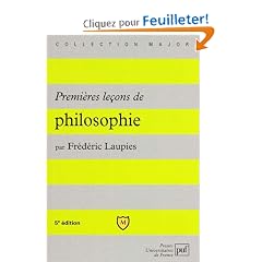 Premi�res le�ons de philosophie