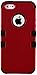 MYBAT IPHONE5HPCTUFFSO006NP Premium TUFF Case for iPhone 5 - 1 Pack - Retail Packaging - Titanium Red/Black