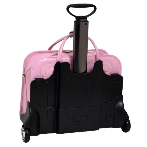 McKleinUSA WILLOWBROOK 94989 Pink Detachable-Wheeled Ladies' Briefcase McKleinUSA WILLOWBROOK 94989 Pink Detachable-Wheeled Ladies' Briefcase