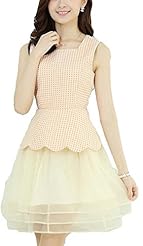 Jacquard Summer Short Sleeveless General Print  Dress