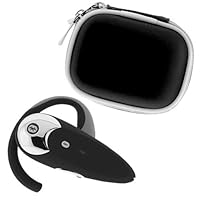 Wireless Bluetooth Handsfree Headset + Black Premium Bluetooth Headset Pouch Carrying Case for LG enV3 VX9200, enV Touch VX11000, Chocolate Touch VX8575, eXpo GW820, Tritan AX840 UX840, Xenon GR500, Rumor2, LX290, LX370, Dare VX9700 Cell Phone
