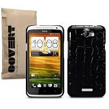 HTC ONE X SCHWARZ CROC HARDSKIN H�LLE TASCHE CASE SCHUTZH�LLE, COVERT RETAIL VERPACKUNGvon "COVERT"