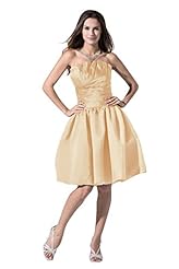 Pleated Satin Bridesmaid Dress 