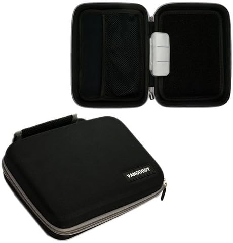 Unique Harlin Black with Silver Trim Android 4.0 Tablet Reinforced Portfolio Accessories Cube with Dual Zipper Closure, Device Friendly Velcro Strips, 2 Nylon Pouches, and 15 SD Card Slots for All Models of the Crazy Cart 7 Inch Android 4.0 Tablet