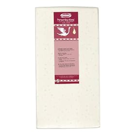 Simmons Kids Pampering Sleep 88 Coil Baby Crib and Toddler Mattress