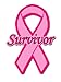 Breast Cancer Pink Ribbon Survivor Car Decal / Sticker by World Design