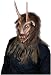 Horned Goat Adult Latex Mask w Hair