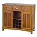 Hutch-Style Buffet - Oak