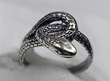 A Wonderful Sterling Silver Snake Ring, Made in America