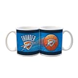 NBA Oklahoma City Thunder 2 Pack 11oz White SportsBall Mug
