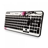 Logitech K360 Wireless Keyboard - Fingerprint Flowers