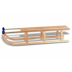 R.P.L. Trading Colint Schlitten Davos, beige-blau, 110cm, DCL60110