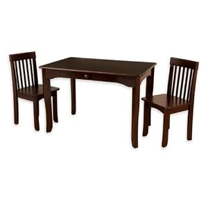 Kidkraft Avalon Table and Chair Set - Espresso by 