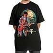 SANTANA - Moon - Black T-shirt
