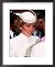 Princess Diana Opens the World Travel Market in Olympia November 1985 Collections Framed Photographic Poster Print, 18x22