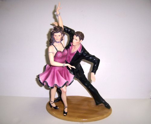Ballerina Dancing Couple Statue Figurine -- 12
