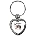 Australian Shepherd Key Chain (Heart)