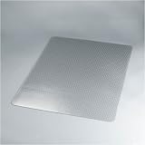 41qTnyHUxTL. SL160  Universal® Cleated Chair Mat for Low and Medium Pile Carpet, 46w x 60l, Clear UNV56808