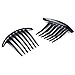 TOOGOO(R) 2pcs Hair Comb Pin Accessories Plastic Women Lady Fashion Black