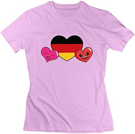 S Bert Pandora Womens I Love Germany Deutschland Country Flag Funny Tshirts
