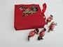Red Open Heart Book Style Gift Box Filled With Turin Cold Stone Creamery ice Cream Flavored Chocolate Candies Individually Wrapped