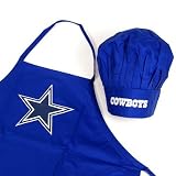 DALLAS COWBOYS OFFICIAL LOGO CHEF'S HAT AND APRON