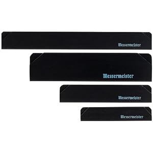 Messermeister 4 Piece Edge Guard Set Black