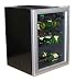 Vinotemp VT-24S 24-Bottle Wine Chiller, Black and Silver