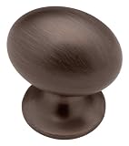 Liberty Hardware PN0393V-VBR-C 35mm Football Knob