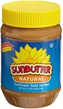 Sunbutter Natural Sunflower Seed Spread, 16-Ounce Plastic Jars (Pack of 6)