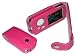 PINK Genuine Leather Case for Sony Walkman Video NWZ-A815, NWZ-A816, NWZ-A818 + Free Screen Protector ( NWZA815, NWZA816, NWZA818 )