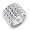 Women's Pave Clear Swarovski Crystal Ring, Size: 5-10
