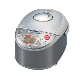 TIGER JKCR18U 10-Cup Rice Cooker and Warmer with Induction Heating System with 1400W of Powers