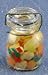 Miniature Artisan Pickled Vegetables in a Glass Canning Jar