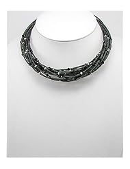 Resin Necklace In Sterling Silver