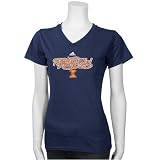 adidas Illinois Fighting Illini Navy Blue Ladies Classic Logo T-shirt