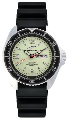 Chris Benz Herren-Armbanduhr XL Analog Kautschuk CBO.N.KB.SW Preisvergleich