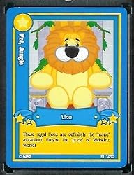 Ganz WebKinz Trading Card #14 Lion - Mint Condition - Shipped in Protective Case!