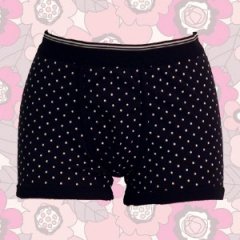 【525円】　モノトーンプリント　メンズボクサーブリーフ　M/L