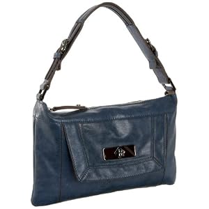BCBGMAXAZRIA Vintage Crackle Leather Demi Handbag