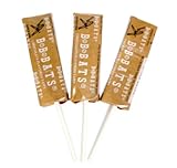 BB Bats Chocolate Flavored Taffy Candy 23 Pound Bulk Box