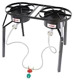 Bayou Classic DB250 Double Burner High-Pressure Cooker with Extension Legs