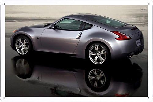 Vehicle Automobile Motor Car 25153 Nissan 370Z Tin Sign Metal Poster Plate (20x30cm) By Auto TinSign