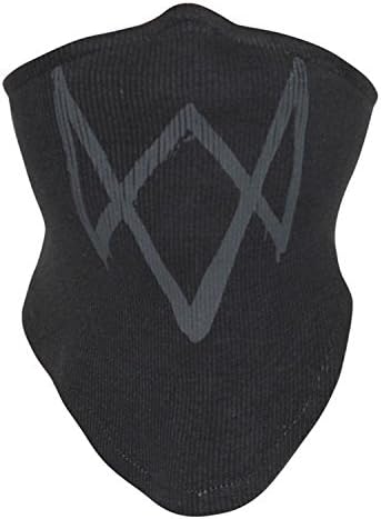 Dedsec Aiden Marcus Holloway Mask Face Muffle Cosplay Scarf Wrap (Grey)
