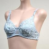 Orlfa : Orlfa $55 Baby Blue Lace No PAD Bra #0340 sz 34B 36B