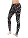 Extreme 80's Splatter Leggings X-Large Women's Black
