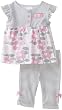Cutie Pie Baby-girls Newborn 2 Piece T-Shirt and Capri Set