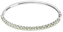 Sterling Silver Peridot Bangle Bracelet, 7.25"