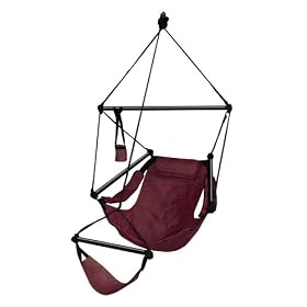 Hammaka 1029-HMKA Hammock Chair Aluminum Dowels Burgundy from Swings & Rockers Gliders